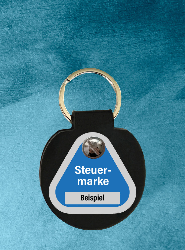 Humabu, der antiklimper Hundemarkenbund, Basic, schwarz, Hundemarke geräuschlos, klapperfrei, Hundemarkentasche wetterfest
