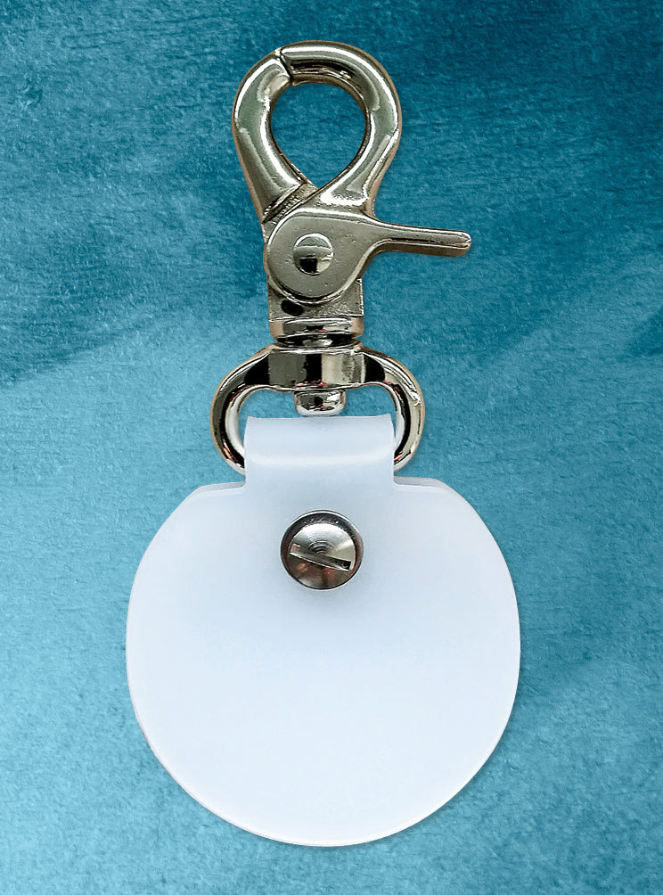 Humabu, der antiklimper Hundemarkenbund, Humabu Standard, Hundemarke geräuschlos, klapperfrei, Hundemarkentasche wetterfest