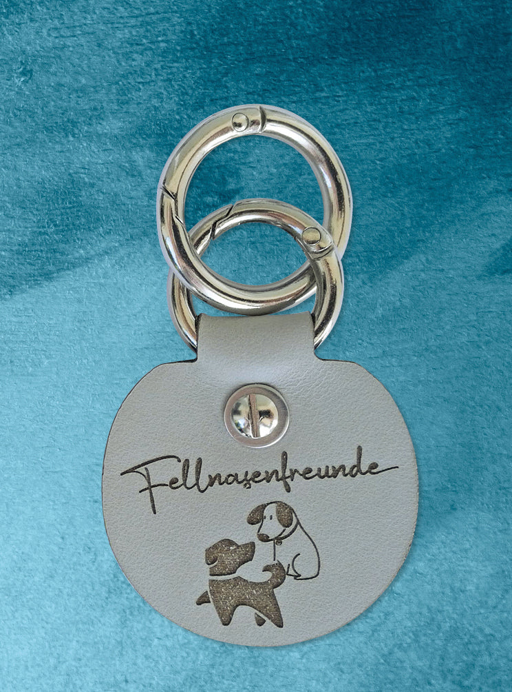 Humabu, der antiklimper Hundemarkenbund, for you Fellnase, Hundemarke klapperfrei, Hundemarkentasche wetterfest