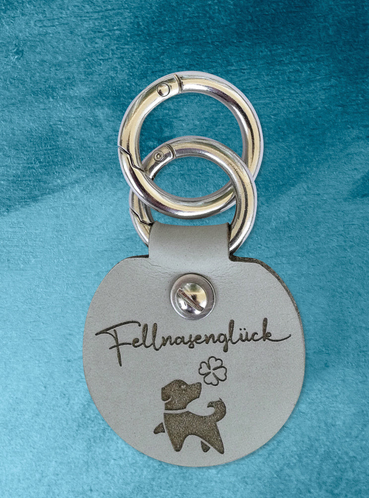Humabu, der antiklimper Hundemarkenbund, for you Fellnase, Hundemarke klapperfrei, Hundemarkentasche wetterfest
