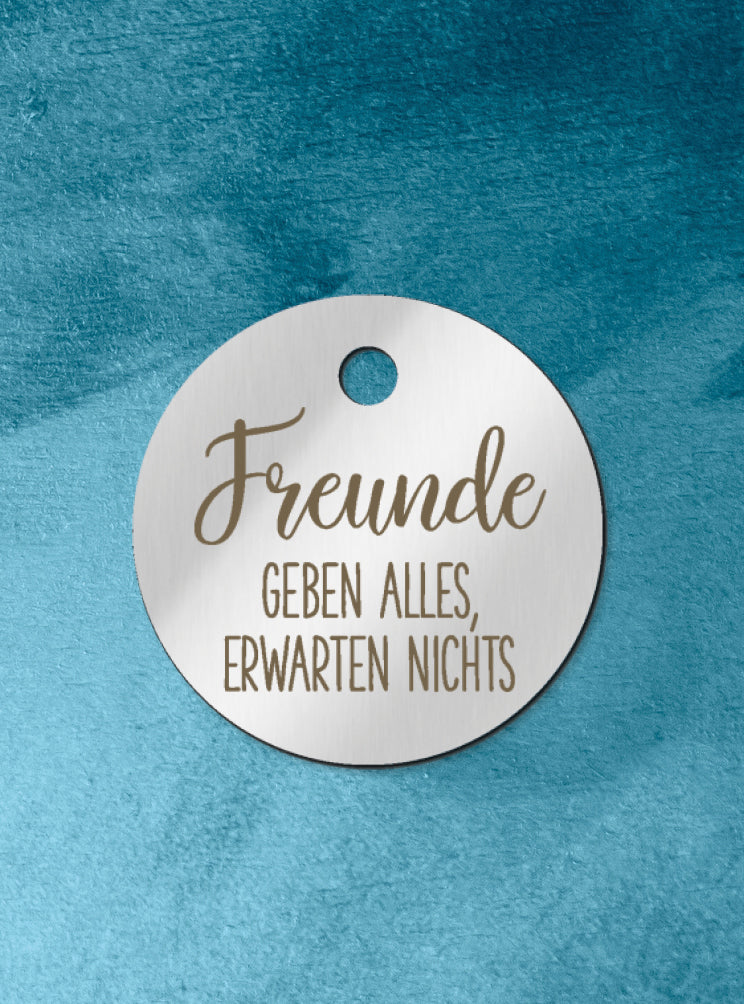 Humabu Spruchmarke - Geschenkanhänger mit Herz
