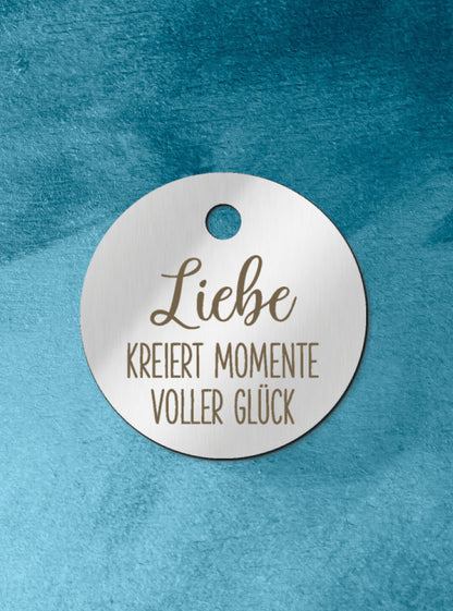 Humabu Spruchmarke - Geschenkanhänger mit Herz