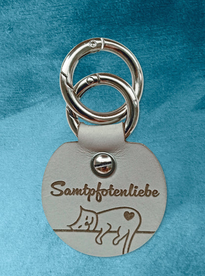 Humabu - Taschenanhänger, Geschenkidee für Katzenfreunde