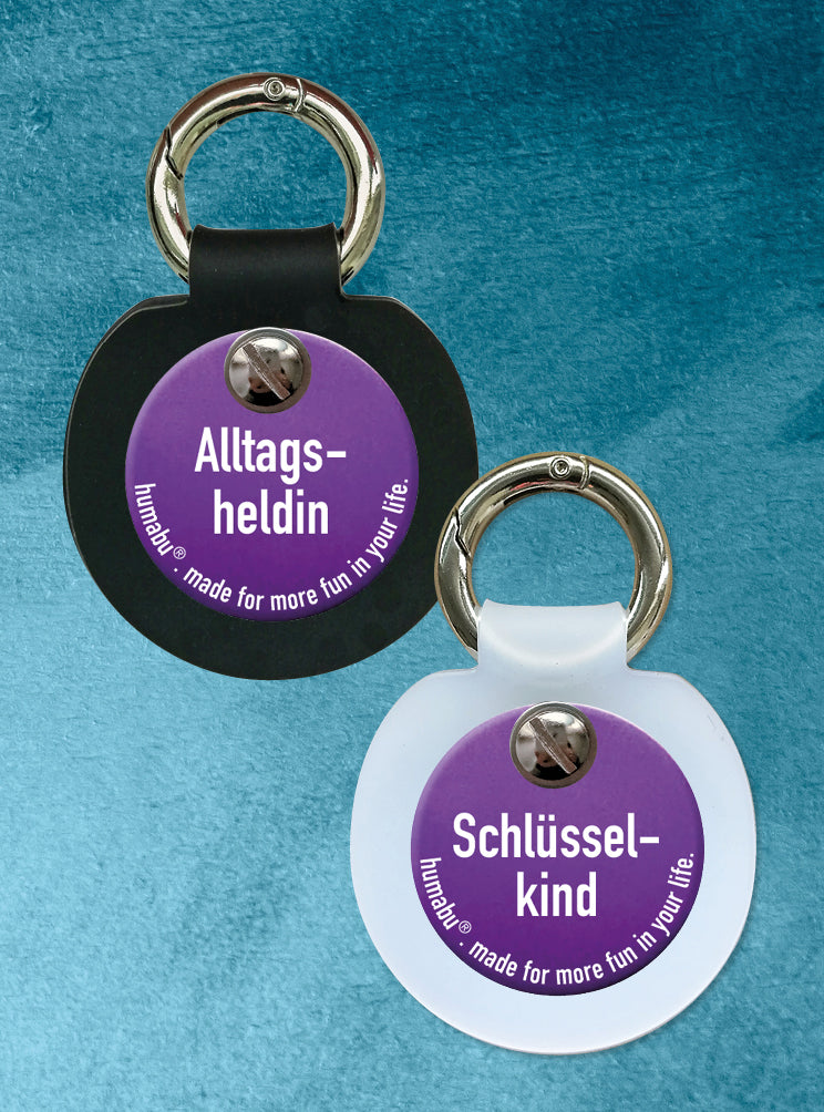 Humabu - Hundemarke personalisiert, Beispiel am Humabu Baby montiert