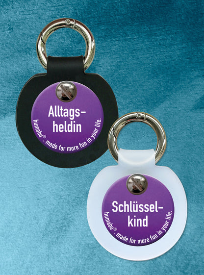 Humabu - Hundemarke personalisiert, Beispiel am Humabu Baby montiert