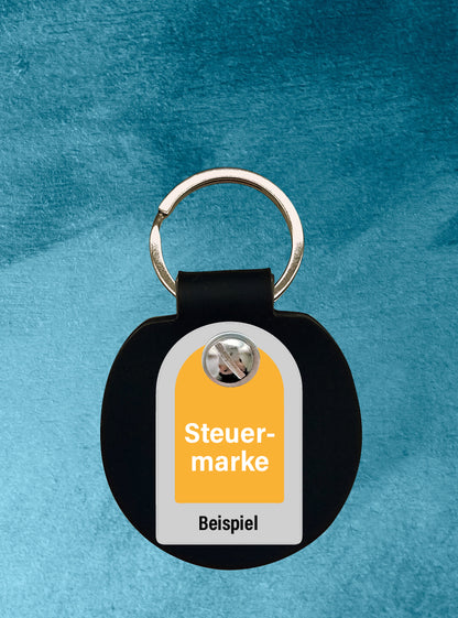 Humabu, der antiklimper Hundemarkenbund, Basic, Hundemarke geräuschlos, klapperfrei, Hundemarkentasche wetterfest