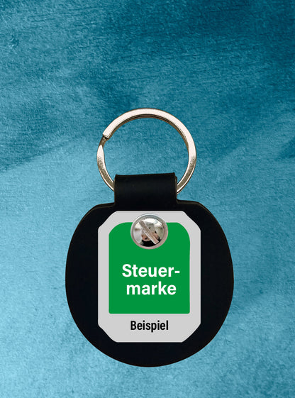 Humabu, der antiklimper Hundemarkenbund, Basic, Hundemarke geräuschlos, klapperfrei, Hundemarkentasche wetterfest