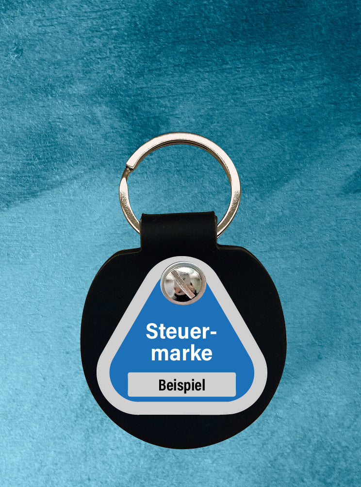 Humabu, der antiklimper Hundemarkenbund, Basic,  schwarz, Hundemarke geräuschlos, klapperfrei, Hundemarkentasche wetterfest