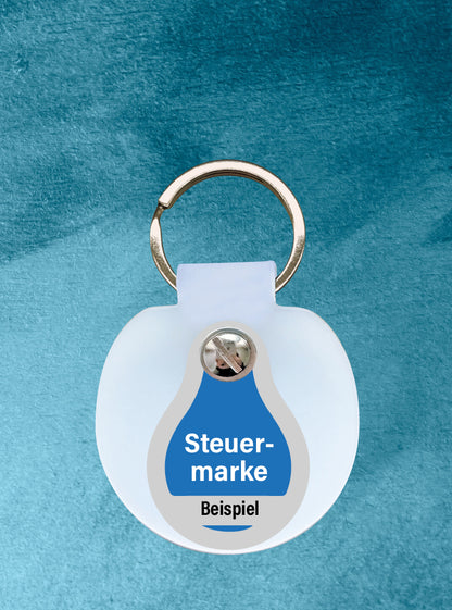 Humabu, der antiklimper Hundemarkenbund, Basic, Hundemarke geräuschlos, klapperfrei