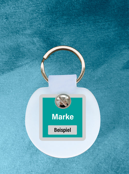 Humabu, der antiklimper Hundemarkenbund, Basic, Hundemarke geräuschlos, klapperfrei