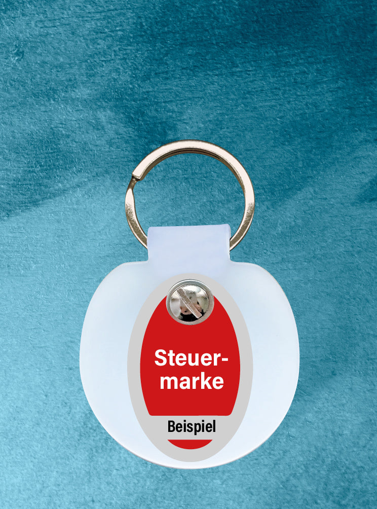 Humabu, der antiklimper Hundemarkenbund, Basic, Hundemarke geräuschlos, klapperfrei