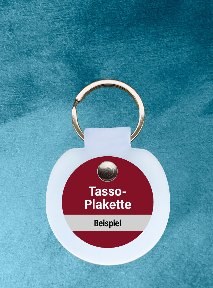 Humabu, der antiklimper Hundemarkenbund, Basic, Hundemarke geräuschlos, klapperfrei