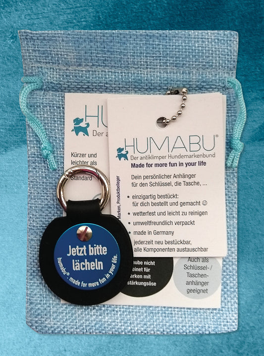 Humabu, der antiklimper Hundemarkenbund, Baby, Hundemarke klapperfrei, geräuschlos