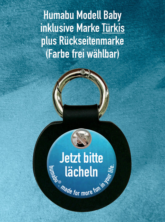 Humabu, der antiklimper Hundemarkenbund, Baby, Hundemarke klapperfrei, geräuschlos