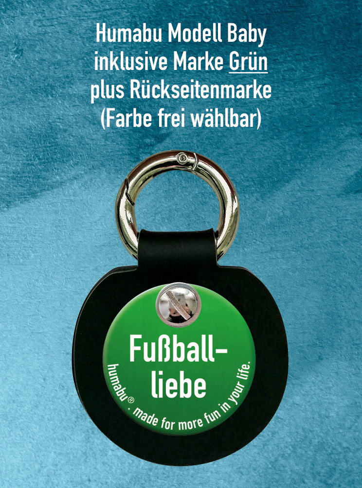 Humabu, der antiklimper Hundemarkenbund, Baby, Hundemarke klapperfrei, geräuschlos