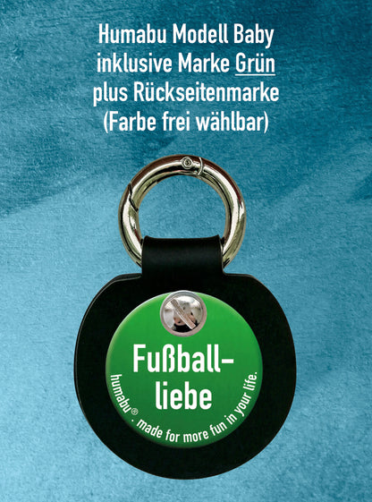 Humabu, der antiklimper Hundemarkenbund, Baby, Hundemarke klapperfrei, geräuschlos