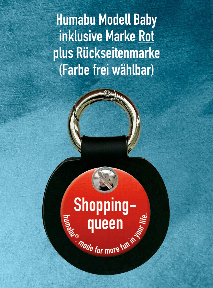 Humabu, der antiklimper Hundemarkenbund, Baby, Hundemarke klapperfrei, geräuschlos