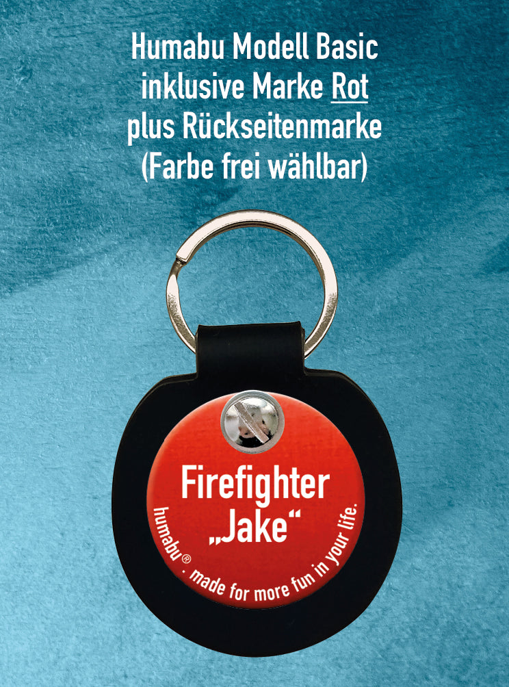 Humabu, der antiklimper Hundemarkenbund, Basic, Hundemarke klapperfrei, geräuschlos, Hundemarkentasche