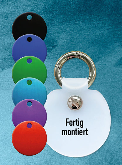 Humabu, der antiklimper Hundemarkenbund, Hundemarke geräuschlos, Hundemarke klapperfrei, Hundemarkentasche