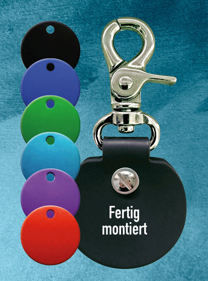 Humabu, der antiklimper Hundemarkenbund, Hundemarke klapperfrei, Hundemarke geräuschlos, Hundemarkentasche