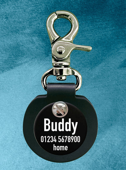 Humabu, der antiklimper Hundemarkenbund, Standard, Hundemarke klapperfrei, geräuschlos