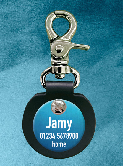 Humabu, der antiklimper Hundemarkenbund, Standard, Hundemarke klapperfrei, geräuschlos