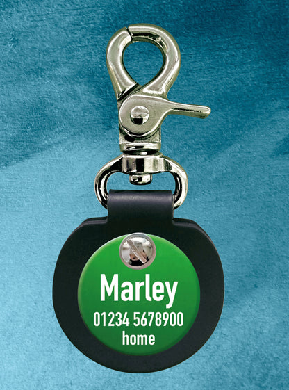 Humabu, der antiklimper Hundemarkenbund, Standard, Hundemarke klapperfrei, geräuschlos