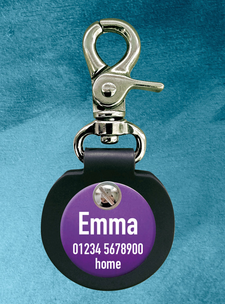 Humabu, der antiklimper Hundemarkenbund, Standard, Hundemarke klapperfrei, geräuschlos