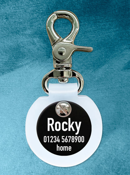 Humabu, der antiklimper Hundemarkenbund, Standard, Hundemarke geräuschlos, klapperfrei