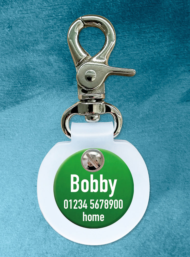 Humabu, der antiklimper Hundemarkenbund, Standard, Hundemarke geräuschlos, klapperfrei