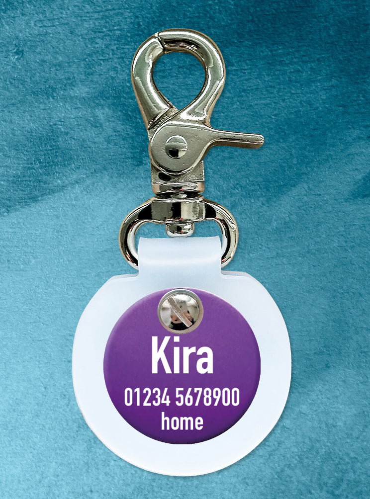 Humabu, der antiklimper Hundemarkenbund, Standard, Hundemarke geräuschlos, klapperfrei