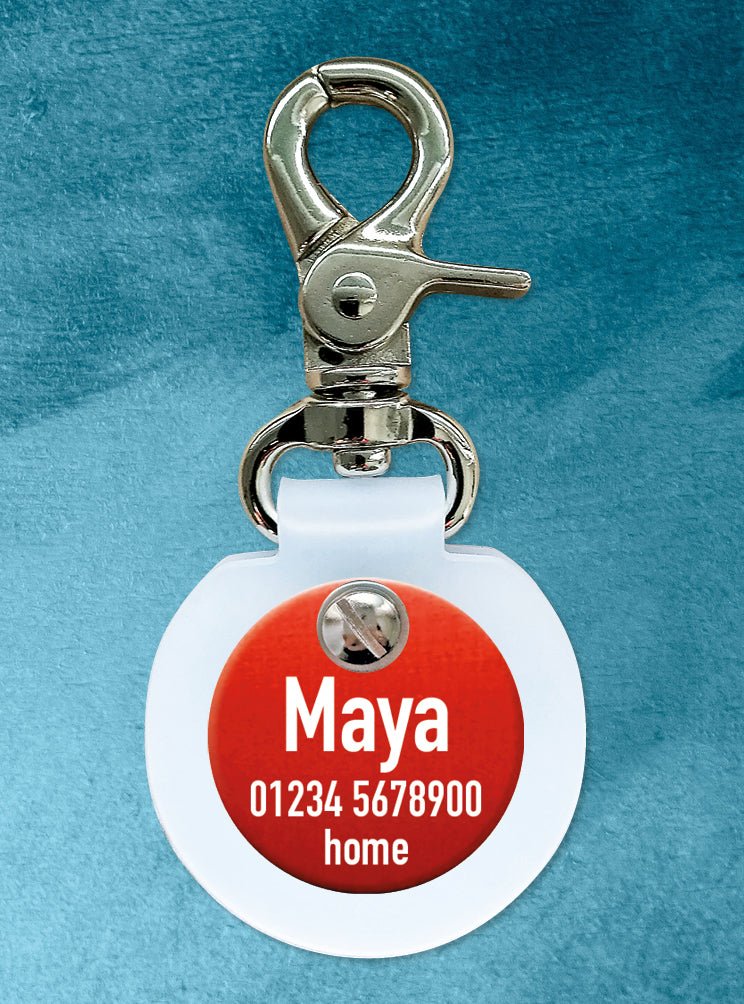 Humabu, der antiklimper Hundemarkenbund, Standard, Hundemarke geräuschlos, klapperfrei