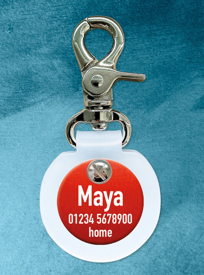 Humabu, der antiklimper Hundemarkenbund, Standard, Hundemarke geräuschlos, klapperfrei