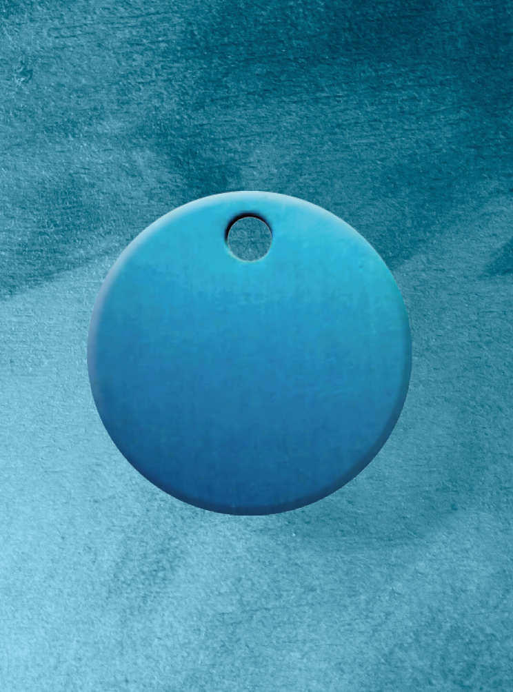 Humabu, der antiklimper Hundemarkenbund, Hundemarke geräuschlos, klapperfrei, Hundemarkentasche wetterfest