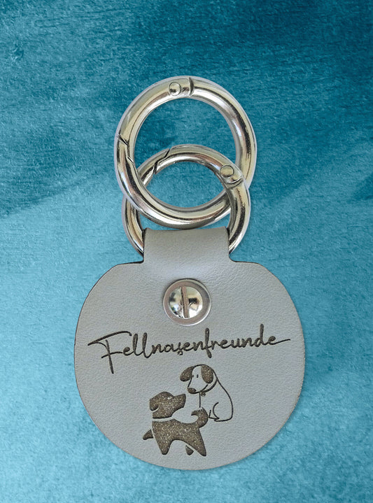 Humabu, der antiklimper Hundemarkenbund, for you Fellnase, Hundemarke klapperfrei, Hundemarkentasche wetterfest