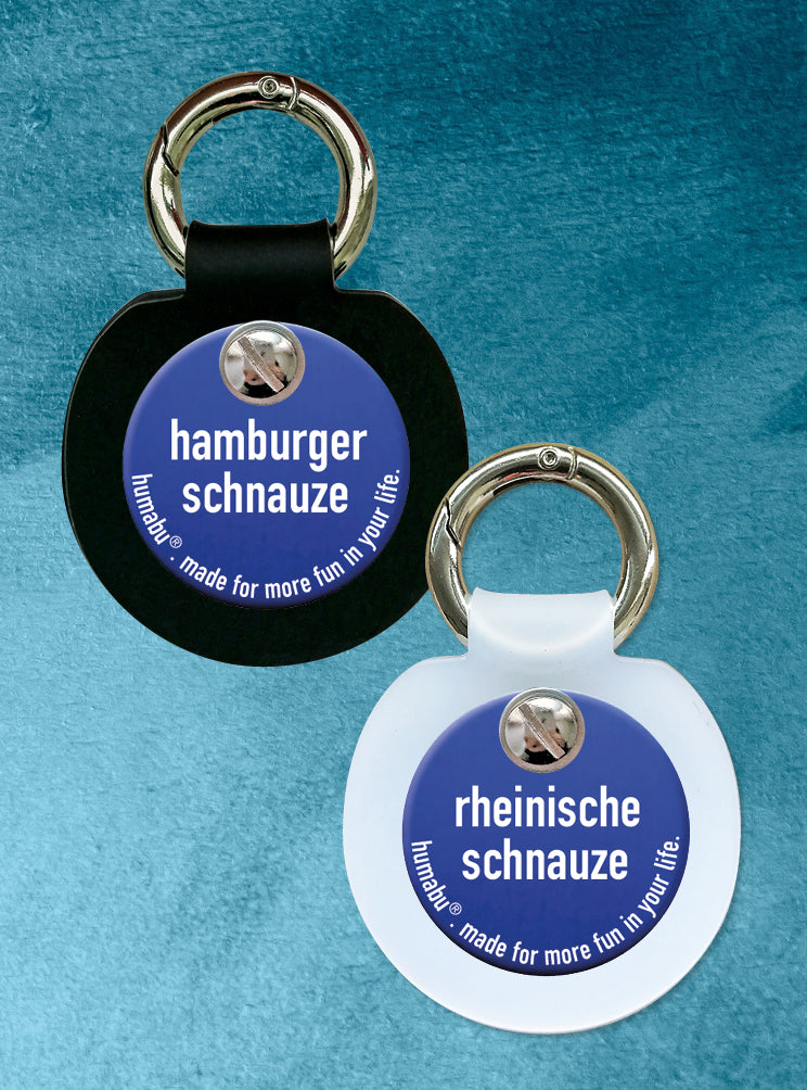 Humabu, der antiklimper Hundemarkenbund, Hundemarke geräuschlos, klapperfrei, Hundemarkentasche wetterfest