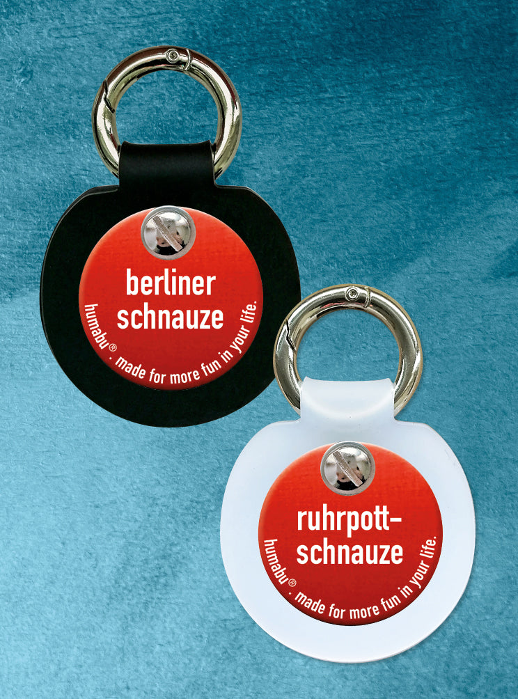 Humabu, der antiklimper Hundemarkenbund, Hundemarke geräuschlos, klapperfrei, Hundemarkentasche wetterfest